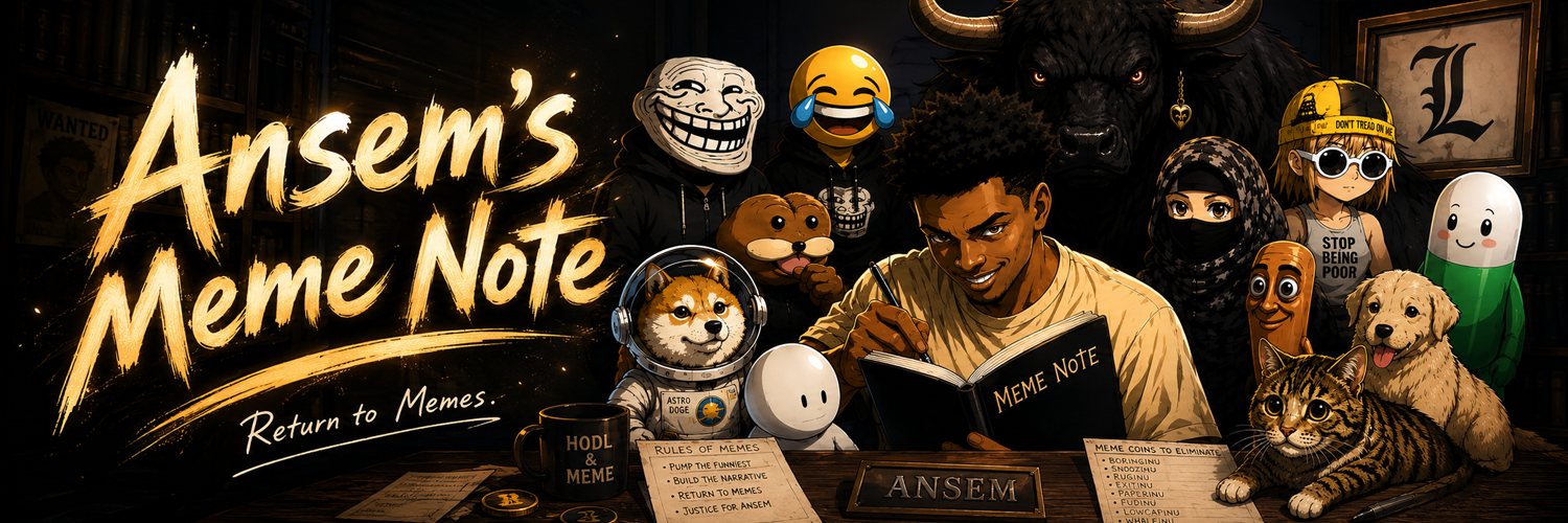 Ansem's Meme Note banner